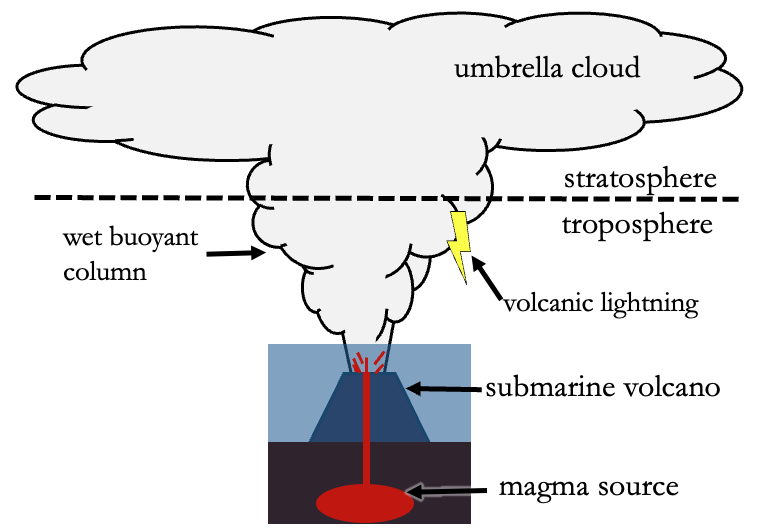 Dynamics of Water-Rich Columns